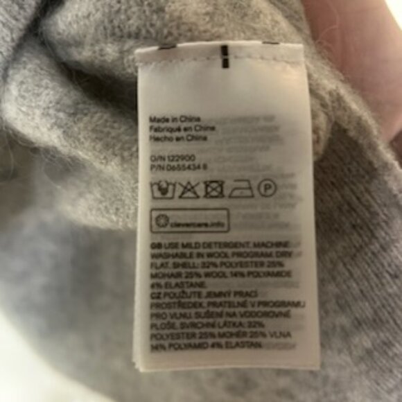 NWT Relaxed Fit Oversized Knit Turtleneck Sweater Jumper Capsule Wardrobe - Picture 7 of 8